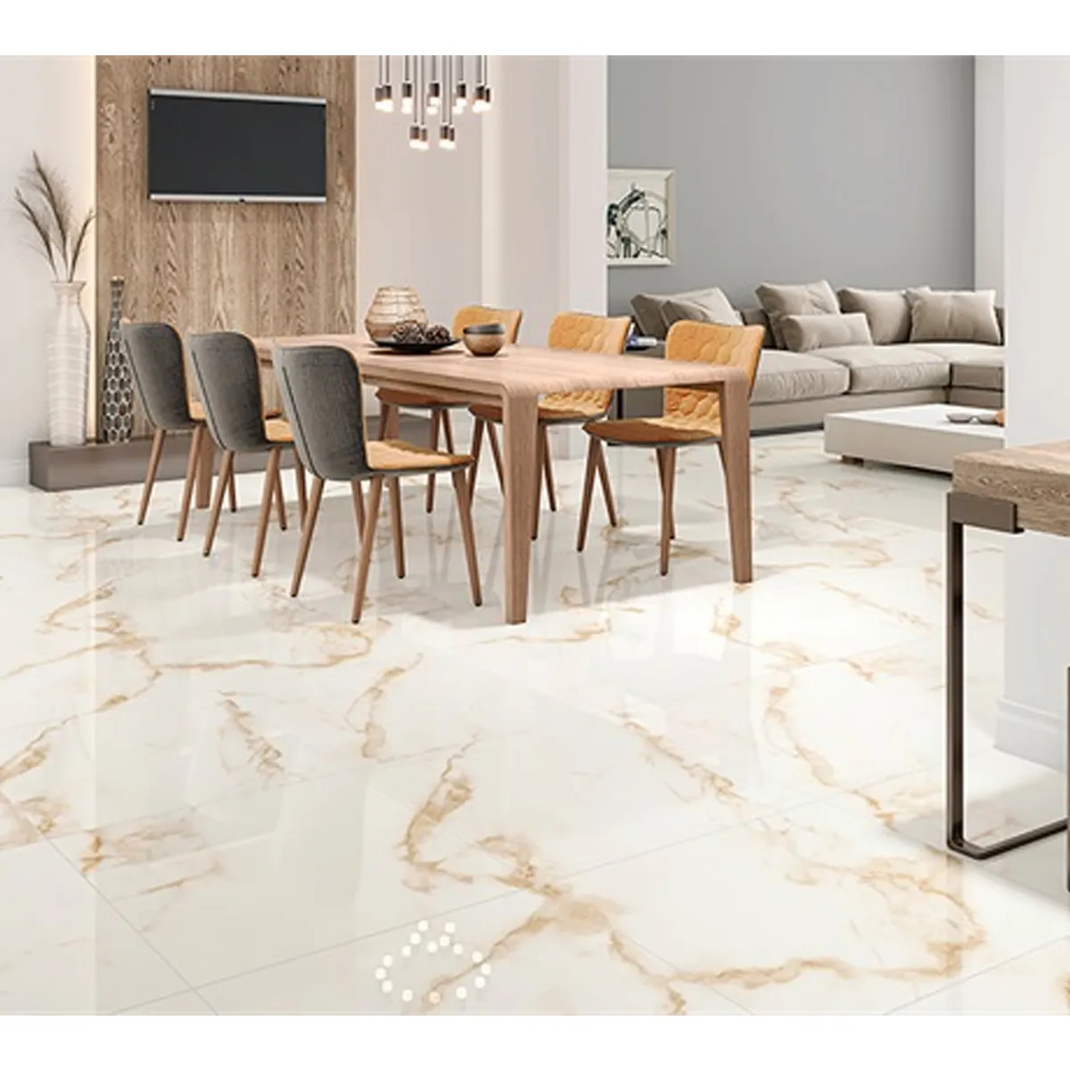Piso Cerâmico para sala